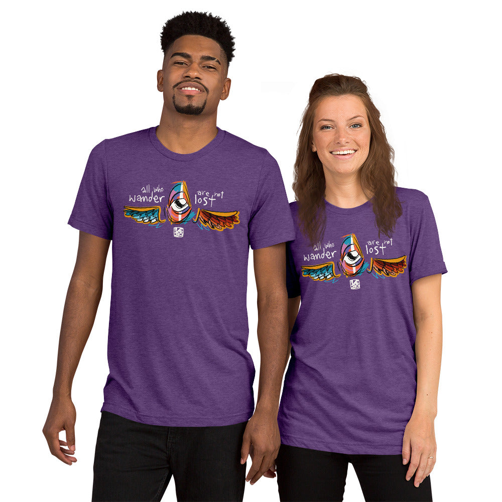 All Who Wander Are Not Lost – Lebo Unisex Short Sleeve T-Shirt